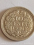 Сребърна монета 10 цента 1936г. Недерландия Кралица Вилхелмина за КОЛЕКЦИЯ 43355, снимка 4