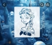 4 вида Елза Анна Замръзлалото Кралство Frozen стенсил шаблон спрей торта украса сладки Scrapbooking, снимка 2