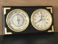 Стенен часовник с метереологична станция, снимка 1