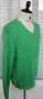 Polo By Ralph Lauren Men`s Green Pima Cotton Long Sleeve V-Neck Jumper Size L, снимка 7