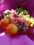 Фруктиера с изкуствени плодове, снимка 1