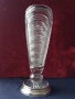 Авторски Кристални вази и кана със сребърен обков,среро 900/чаша,кана/, снимка 10