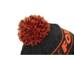 Шапка с пискюл Fox Collection Bobble Black Orange, снимка 4