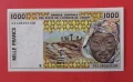 1000 франка 1995 Западно Африкански щати Сенегал, снимка 1