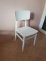Бял трапезен стол, снимка 1 - Столове - 41892322