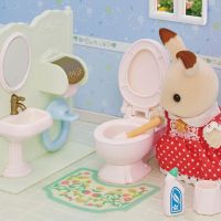 Sylvanian Families - 5740 Комплект тоалетна за куклена къща за малки деца, снимка 5 - Образователни игри - 45373688