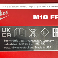 MiLWAUKEE M18 FPOVCL-0 - Нова акумулаторна прахосмукачка, снимка 5 - Други инструменти - 45031826
