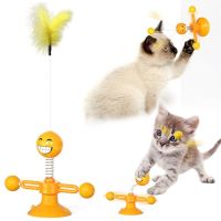 Забавна и възпитателна въртяща се играчка за котки - цвета се изпраща според наличността в склада, снимка 6 - За котки - 45840923