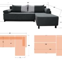 Разтегателен ъглов диван, снимка 1 - Дивани и мека мебел - 45708782