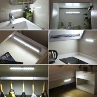ЛЕД лампа за гардероб със сензор и USB зареждане   Супер ярка светлина за шкаф, гардероб, легло, лам, снимка 10 - Лед осветление - 45699960
