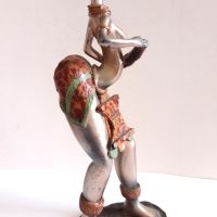 Статуетка Африканска жена 22 см., снимка 3 - Статуетки - 45856651