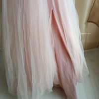 Нежна розова бална рокля ХС/С, снимка 11 - Рокли - 45680637