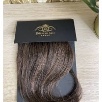 Бретон естествен косъм - Натурално кестеняв, снимка 1 - Аксесоари за коса - 45526076