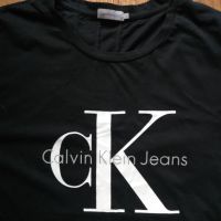 calvin klein - страхотна мъжка тениска Л, снимка 1 - Тениски - 45529253