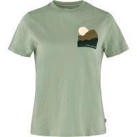 Дамска тениска Fjall Raven - Nature, в цвят Sage Green, снимка 1 - Екипировка - 45338154