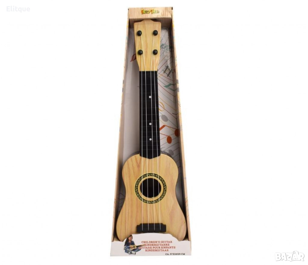 Детска мини китара Eddy Toys с 4 струни, снимка 1