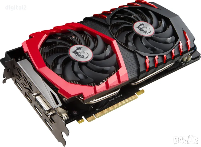 Видеокарта MSI GeForce GTX 1070 Ti Gaming 8GB GDDR5 256bit 12 месеца гаранция., снимка 1