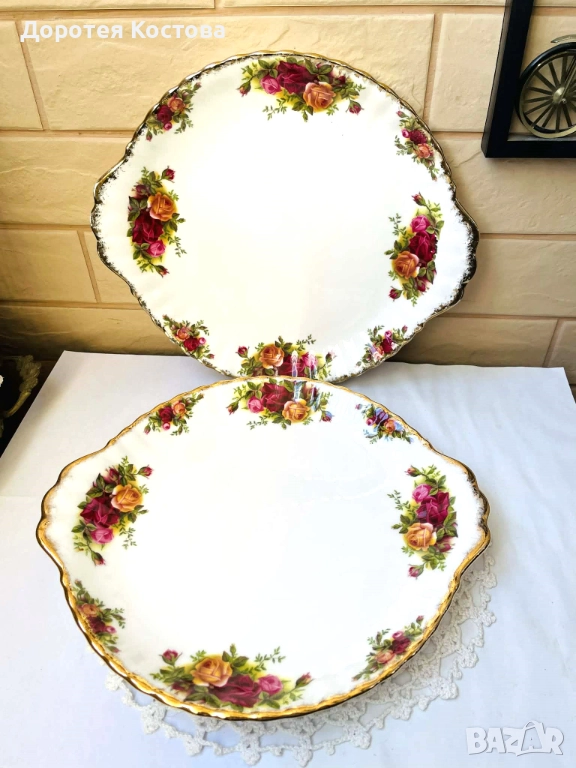 ROYAL ALBERT красиви плата от костен порцелан от Англия, снимка 1
