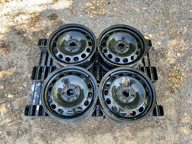 4бр.Оригинални железни джанти 16цола ET50 5x112 за Vw,Audi,Seat,Skoda, снимка 1