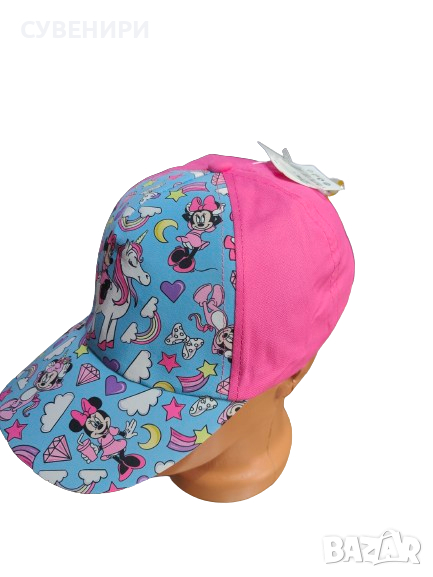 Детска шапка с козирка 5 цвята, снимка 1
