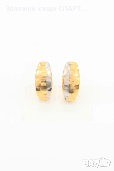 Златни обеци-1.12гр., снимка 1