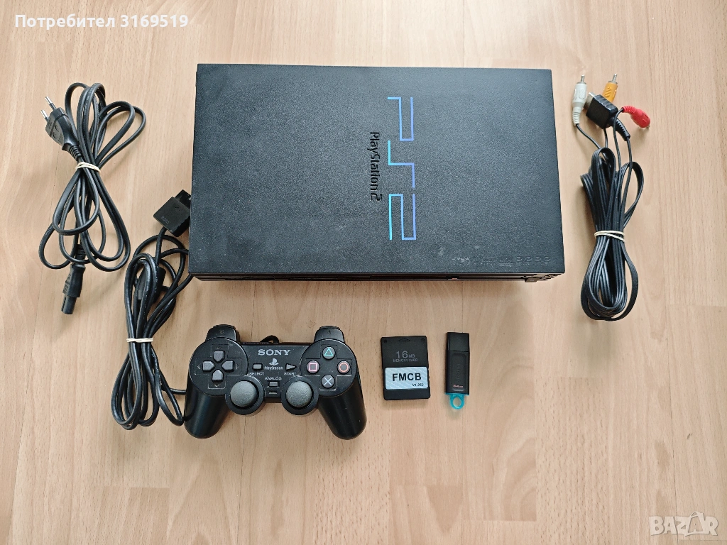 Playstation 2 FAT - Моднат - качени много игри - отключен, снимка 1