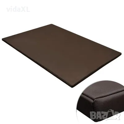 vidaXL Кучешка постелка, правоъгълна, кафява, XL(SKU:170242, снимка 1