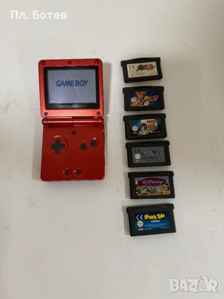 Nintendo Game Boy Advance SP и 7 игри, снимка 1