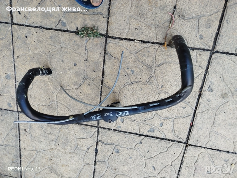 Шосейно кормило с лапа за стержен 28.6 за велосипед колело , снимка 1