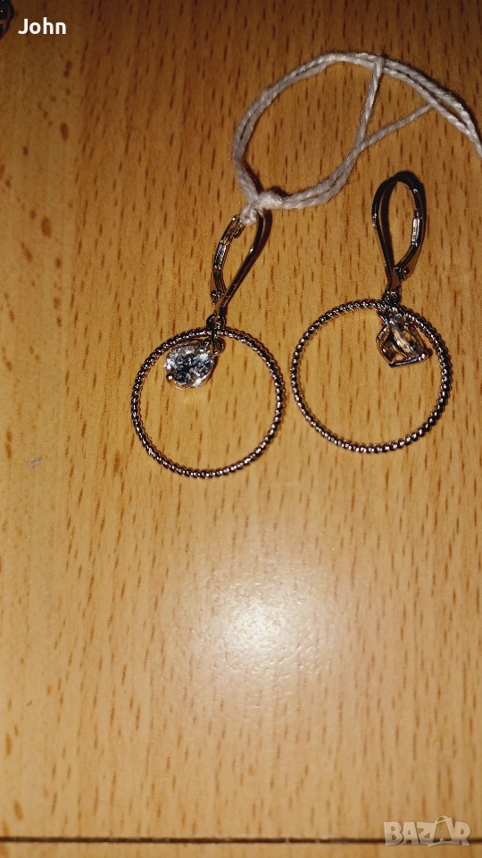 Сребърни Обеци от Англия, снимка 1