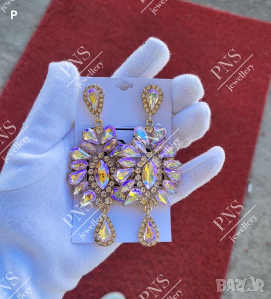 Обеци розови PNS jewellery, снимка 1