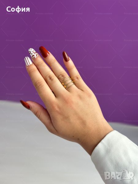 Хубав дамски пръстен от неръждаема стомана съчетава съвременен дизайн с деликатна елегантност, снимка 1