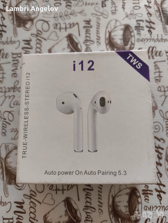 Безжични слушалки TWS i12, снимка 1