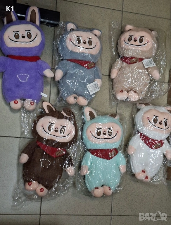 Интерактивна плюшена Дишаща Музикална и Светеща играчка Лабубу Labubu 35cm, снимка 1