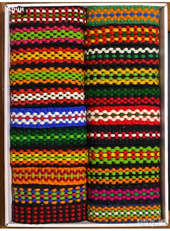 Ръчно изработени вълнени колани за народни носии, снимка 1