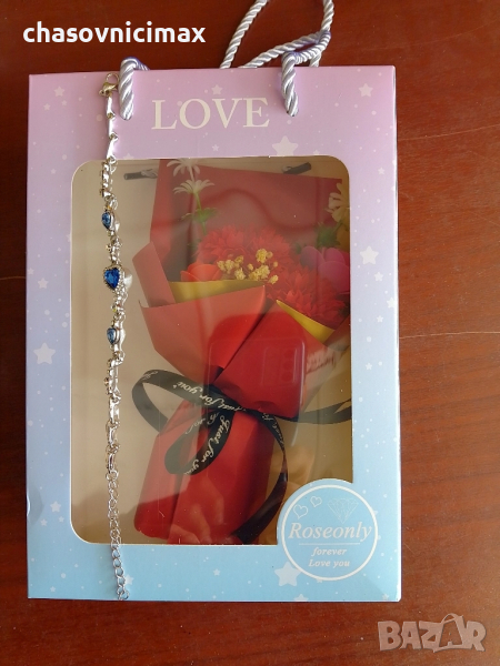 букет в кутия с гривна434, снимка 1