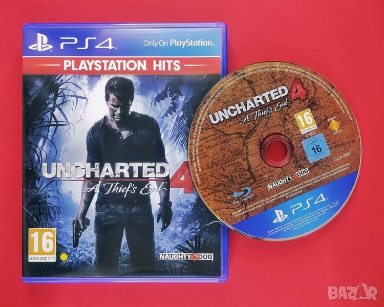 Uncharted 4: A Thief's End (PS4) CUSA-00917 *PREOWNED* | EDGE Direct, снимка 1