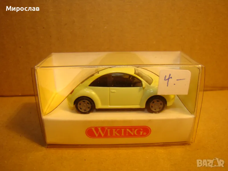 WIKING H0 1/87 VW BEETLE МОДЕЛ КОЛИЧКА ИГРАЧКА, снимка 1