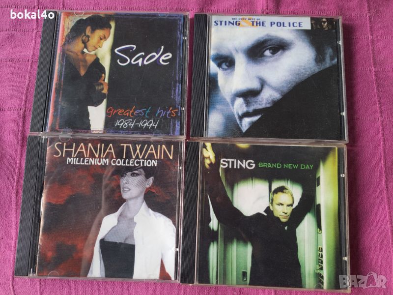 Shania Twain, Sade, Sting - дискове, снимка 1