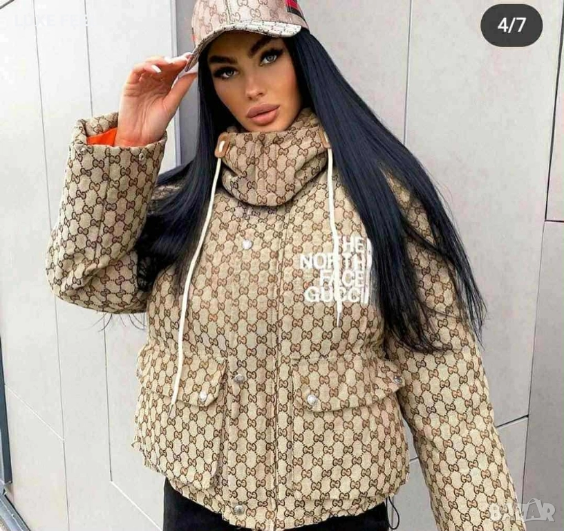 Дамско Зимно Яке - лого Бродирано ✨ GUCCI , снимка 1