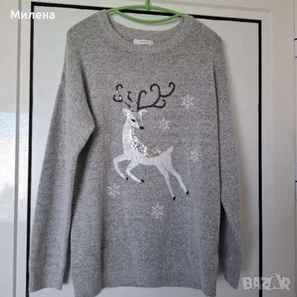 Дамски Коледен пуловер Reserved с етикет - L, снимка 1
