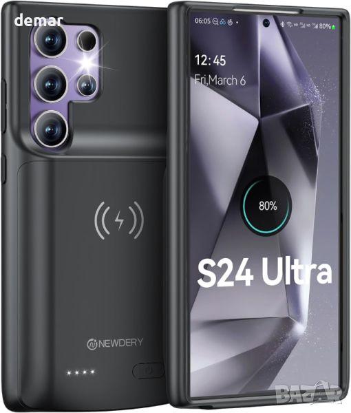NEWDERY калъф с батерия за Samsung Galaxy S24 Ultra (5000mAh), снимка 1