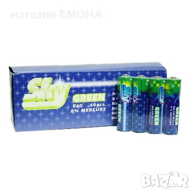 Батерии SKY Green AA АА R6, снимка 1