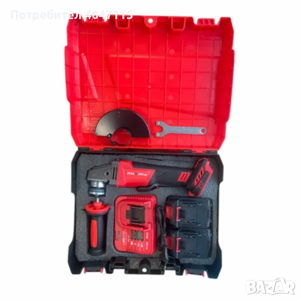 Акумулатор ъглошлайф 36V 8Ah 125 мм KraftRoyal Red Mx Fuel, снимка 1