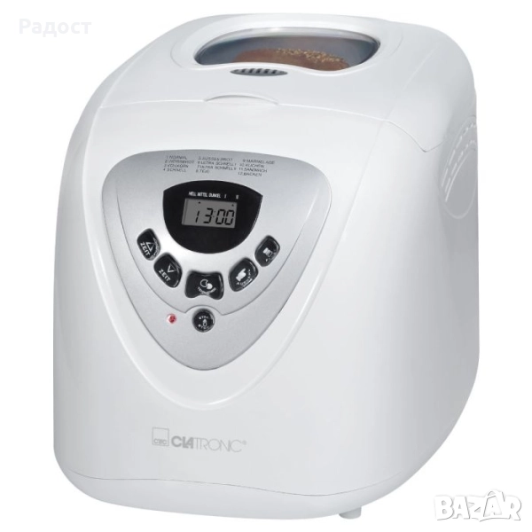 Clatronic Автоматична машина за хляб бяла, снимка 1