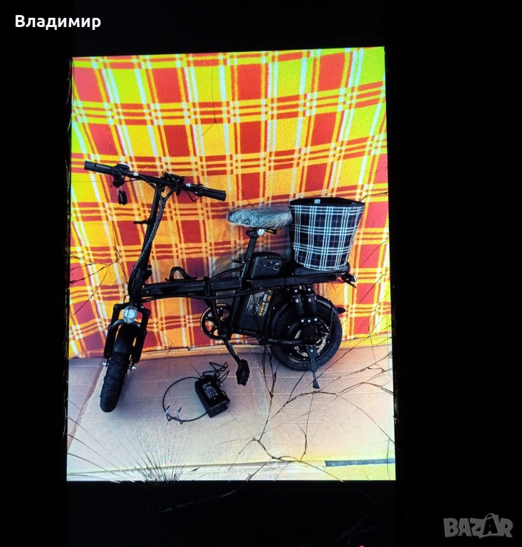 Електрически велосипед, сгъваем нов-гаранция, снимка 1