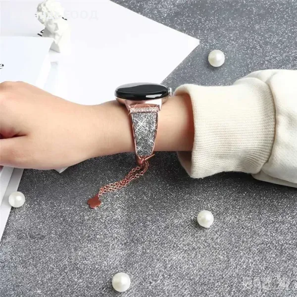 Кристални гривни за часовник Samsung/Huawei/Amazfit/Garmin и други, снимка 1