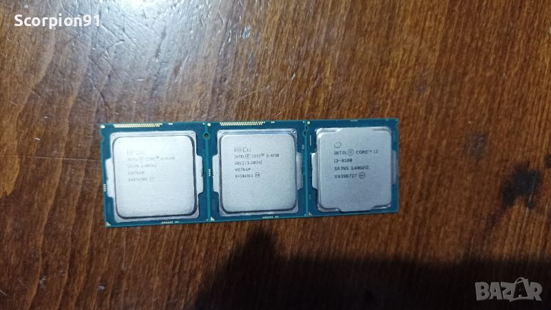 Intel Core i3 8100, i5 4590, i3 4160, снимка 1