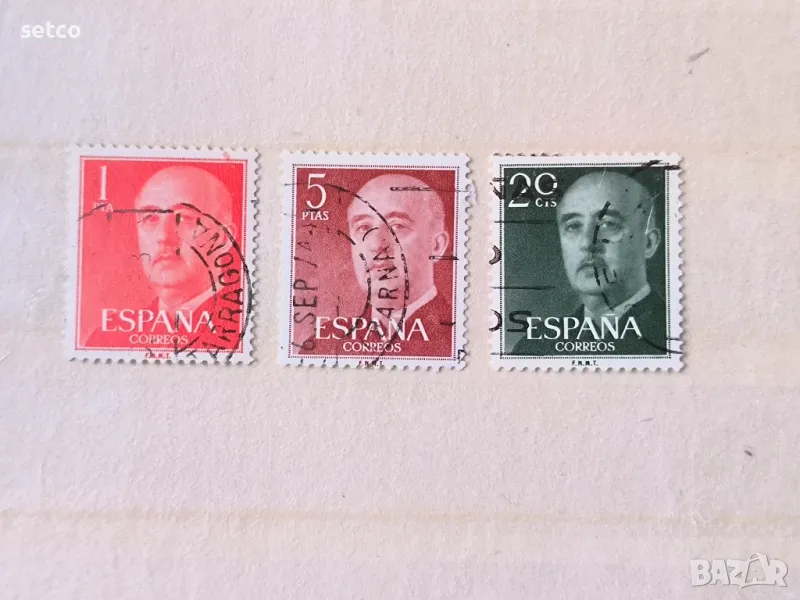 Испания 1950 Генерал Франко, снимка 1