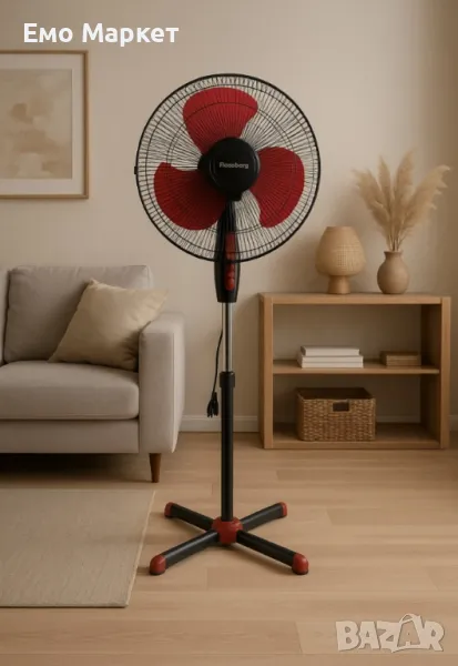 Вентилатор Rosberg, 40W, 40см., снимка 1